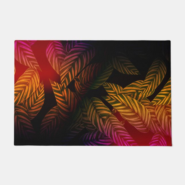 Mitternacht Tropics Fußmatte (Vorderseite)