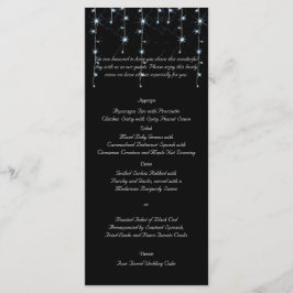 Mitternacht Vineyard Wedding Menu Menükarte