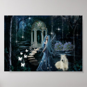 Mitternachtgarten Poster