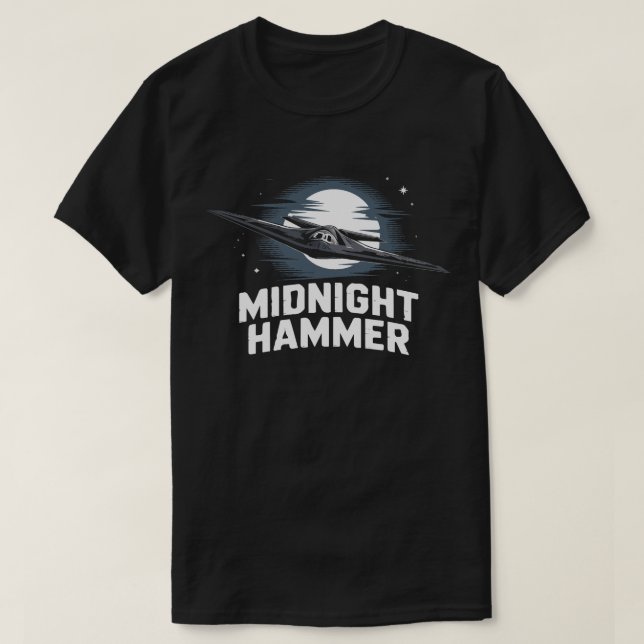 Mitternachthammer B-2 Stealth Bomber Shirt | GBU-5 (Design vorne)