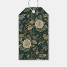 Mitternachts-Acanthus-Vintage-Blumenmuster