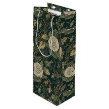 Mitternachts-Acanthus-Vintage-Blumenmuster