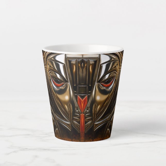 Mitternachts-Bronze-Muse-Metallic Milchtasse (Vorderseite)