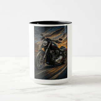 Mitternachts-Cruiser-Mosaik-Kunsttasse Tasse