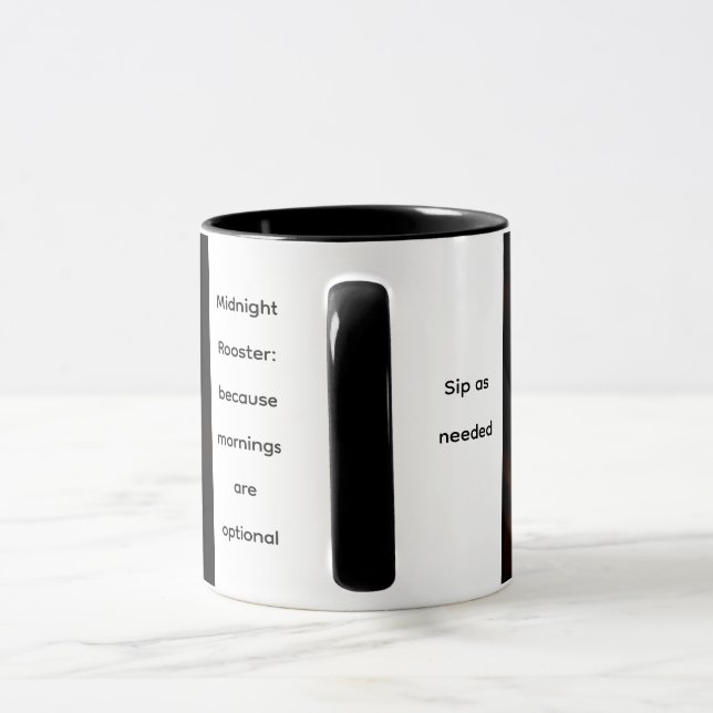 Mitternachts Hahn Kaffeetasse (Griff)