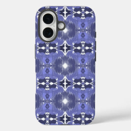 Mitternachts-Indigo-Kaleidoskop iPhone 16 Hülle