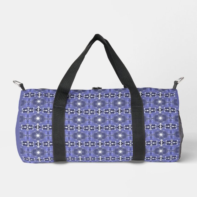 Mitternachts-Indigo-Kaleidoskop  Duffle Bag (Vorderseite)