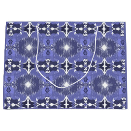 Mitternachts-Indigo-Kaleidoskop Große Geschenktüte