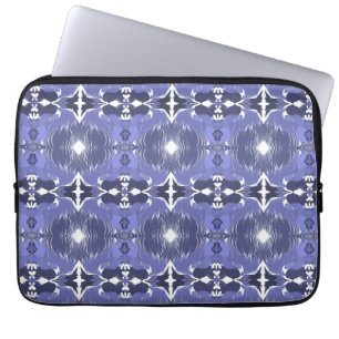 Mitternachts-Indigo-Kaleidoskop Laptopschutzhülle