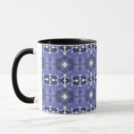 Mitternachts-Indigo-Kaleidoskop Tasse