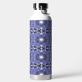 Mitternachts-Indigo-Kaleidoskop Trinkflasche