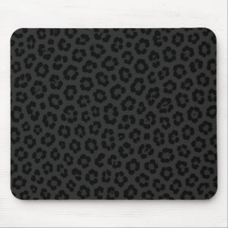 Mitternachts-Leoparden-Druck-Tierflecken-Muster Mousepad