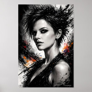Mitternachts-Muse von Tinte und Trotz Poster