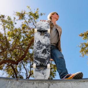 Mitternachts-Phantom-Schädel Skateboard