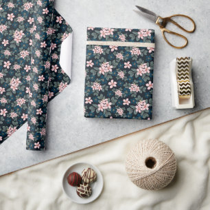 Mitternachts Ruhiger Garten Geschenkpapier