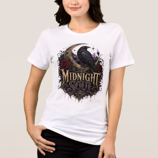 Mitternachts-Seelchen-Rabe Tri-Blend Shirt