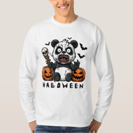Mitternachts-Zombie-Panda T-Shirt