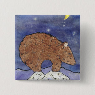 Mitternachtsbär Button