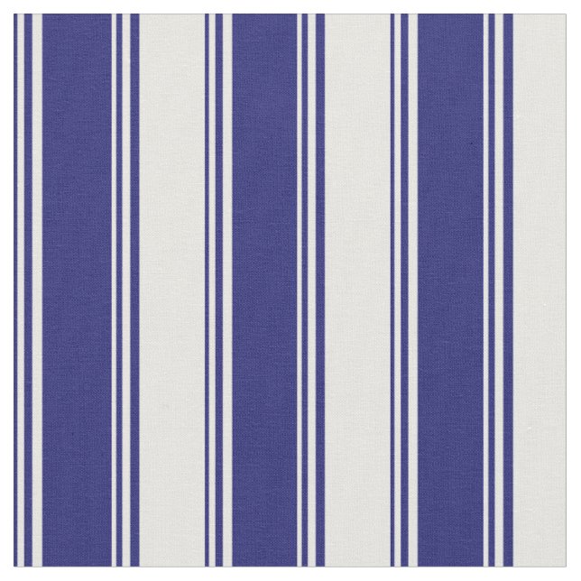 Mitternachtsblau und weiß gefärbtes Muster Stoff (Nahaufnahme)