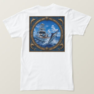 Mitternachtsblaue-Marlin-T-Shirt T-Shirt