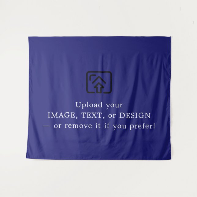 Mitternachtsblaue Tapete – Machen Sie sie heute zu Wandteppich (Vorderseite (Horizontal))