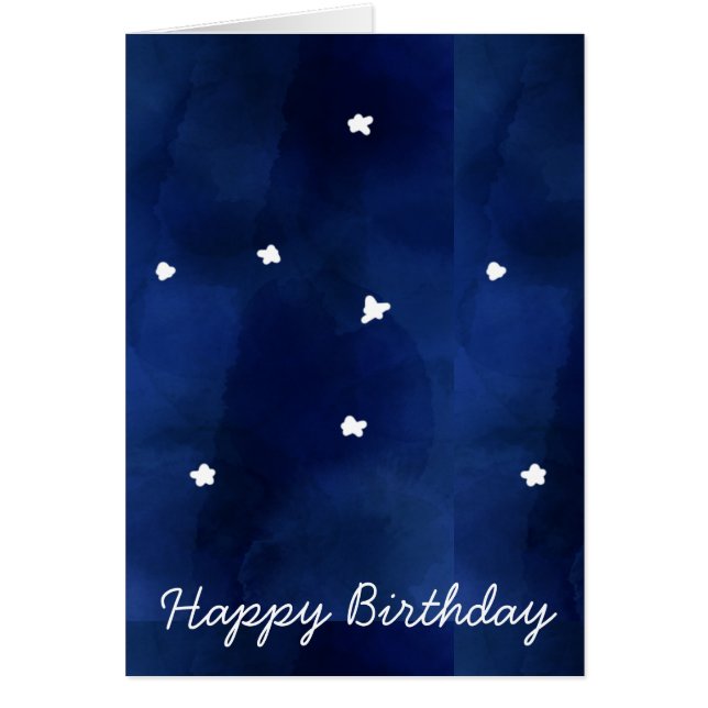 Mitternachtsblauer Sternenhimmel (Vorne)