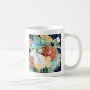 Mitternachtsblumen-III Kaffeetasse
