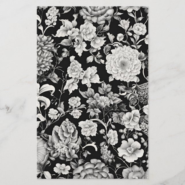 Mitternachtsblut: Eine dunkle Blumenhochzeit Briefpapier (Vorderseite)