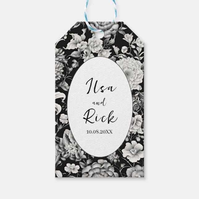 Mitternachtsblut: Eine dunkle Blumenhochzeit Geschenkanhänger (Vorderseite)