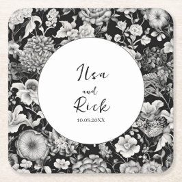 Mitternachtsblut: Eine dunkle Blumenhochzeit Rechteckiger Pappuntersetzer