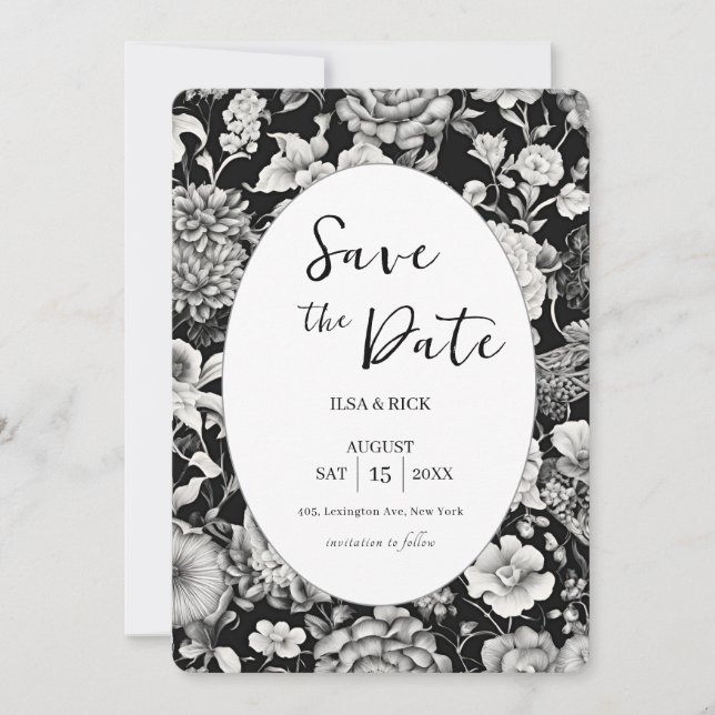 Mitternachtsblut: Eine dunkle Blüte Save the Date (Vorderseite)