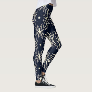 Mitternachtsblut Symmetrische Leggings