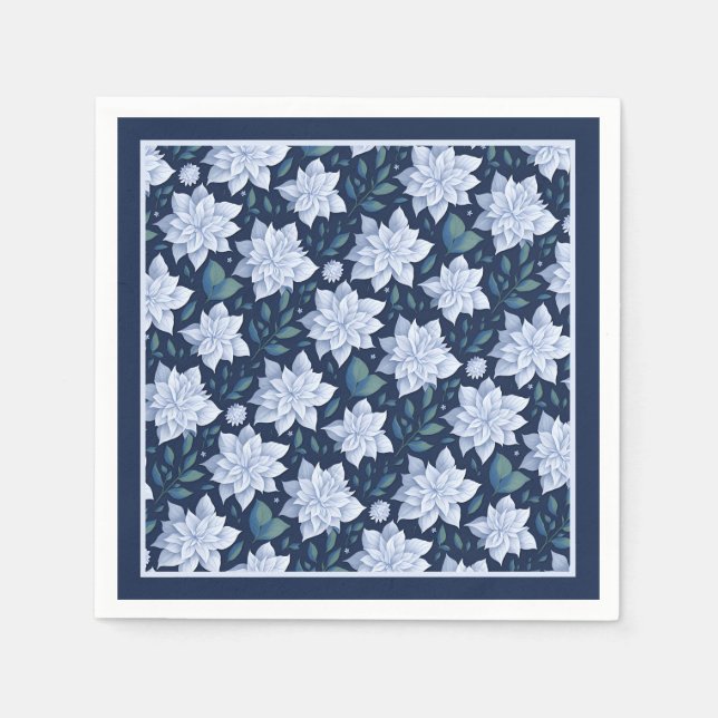 Mitternachtsblüte -  serviette (Vorderseite)
