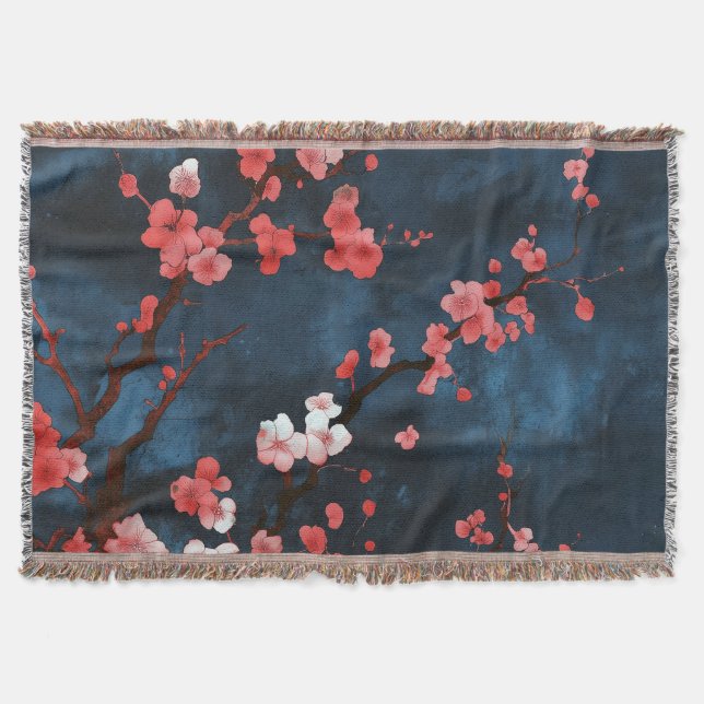 Mitternachtsblüten Decke (Vorderseite)