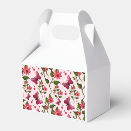 Mitternachtsblüten-Schmetterlings-Blume Geschenkschachtel
