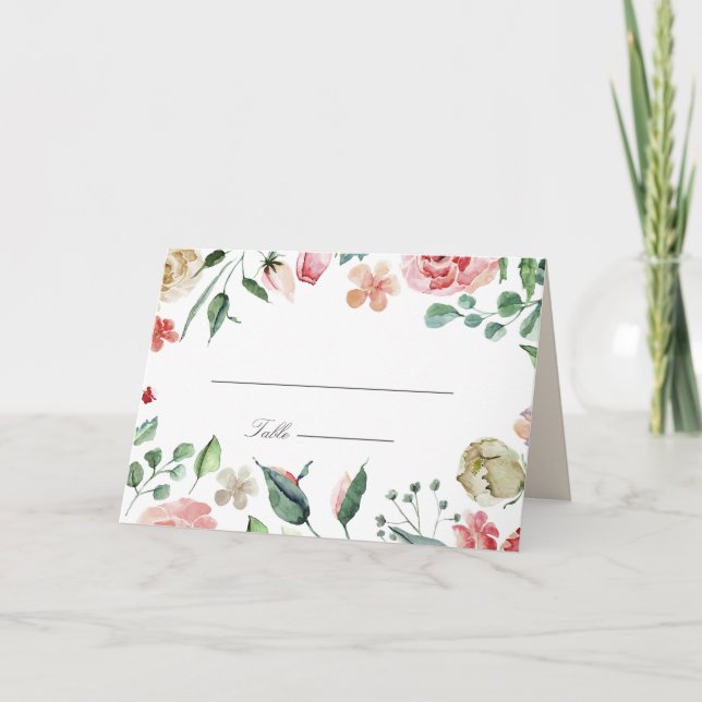 Mitternachtsblütenquelle Blumenzwiebelplatz Karte (Vorderseite)