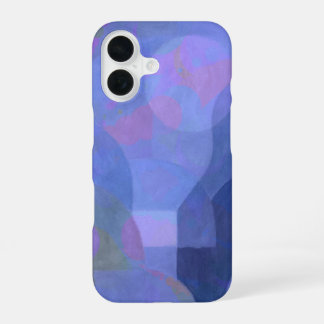 Mitternachtsbögen - Indigogeometrie iPhone 16 Hülle