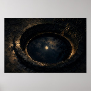 Mitternachtsbrunnen — KŌAN (Landschaft) Poster