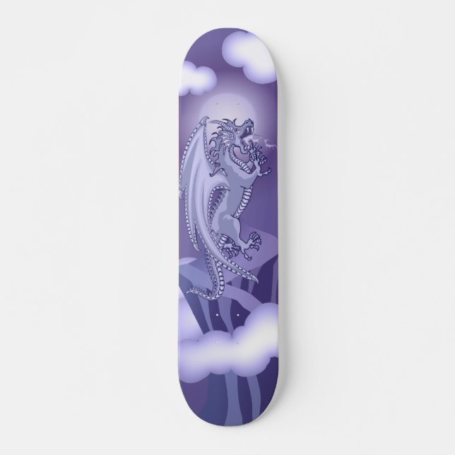 Mitternachtsdrache Skateboard (Vorne)