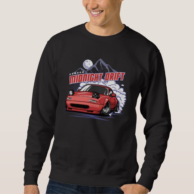 Mitternachtsdrift Sweatshirt (Vorderseite)