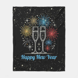 Mitternachtsfeier Fleecedecke