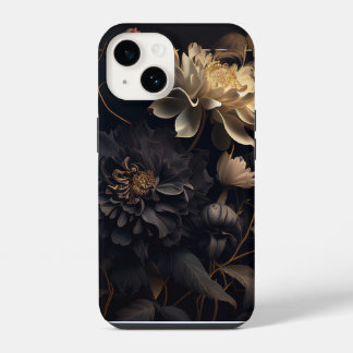 Mitternachtsflorales Mitternachtsflorales iPhone 14 Hülle