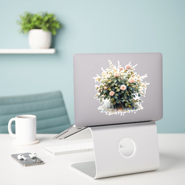 Mitternachtsgarten  aufkleber (Laptop auf Schreibtisch)