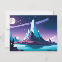 Mitternachtsgebirge Postkarte
