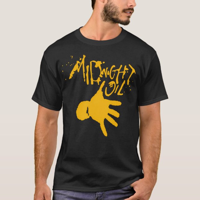 Mitternachtsgemälde mit Öl T-Shirt (Vorderseite)