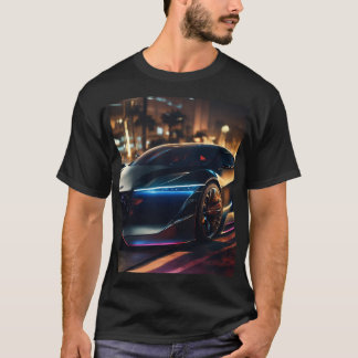 Mitternachtsgeschwindigkeit: Ein hyperrealistische T-Shirt