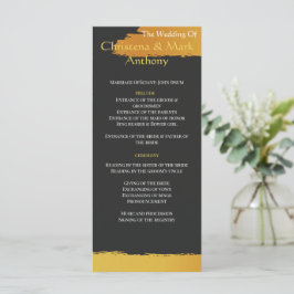 Mitternachtsgold Hochzeitsprogramm Programm