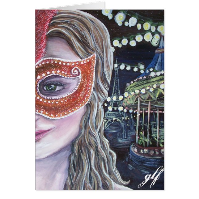 Mitternachtskarnevalskarte (Vorne)