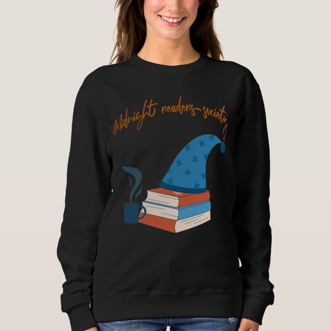 Mitternachtslesergesellschaft Cozy Buchliebhaber-D Sweatshirt (Vorderseite)