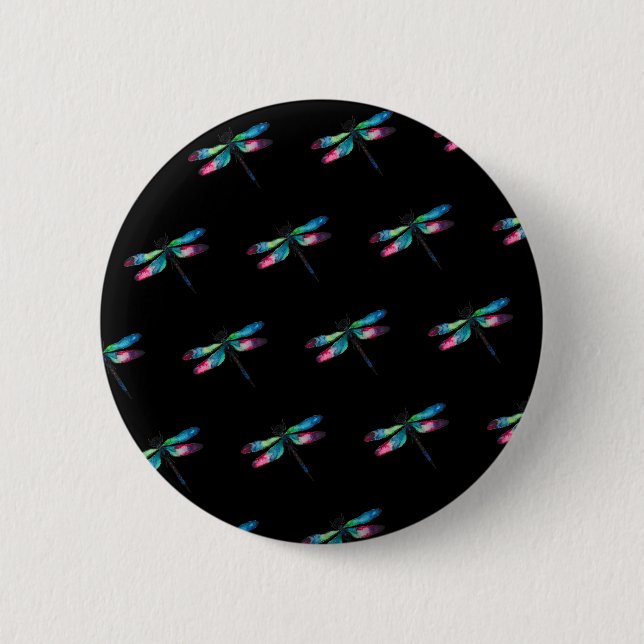 Mitternachtslibellen Button (Vorderseite)